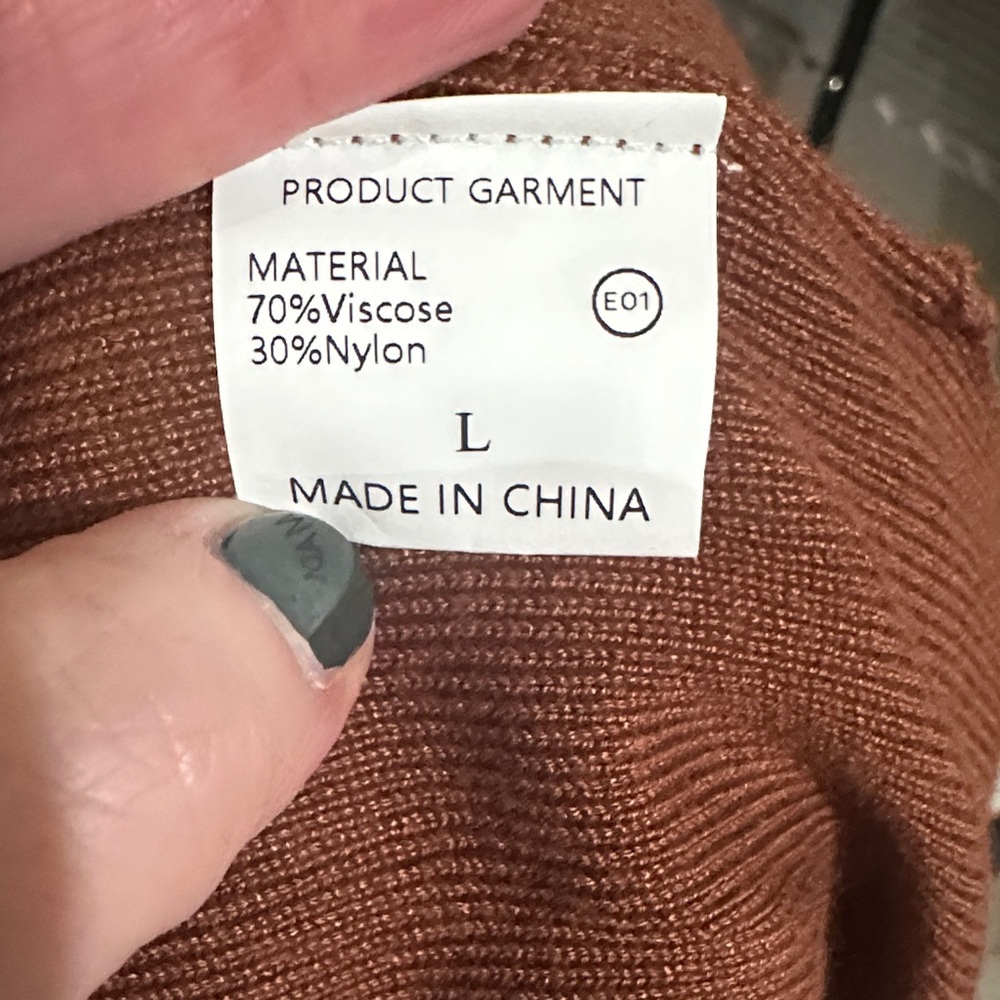 Fall Wrap Dress Knit - Picture 6 of 6